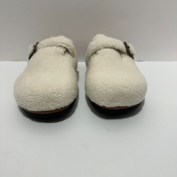NWT CLARKS Brynn Slide Women's Faux Fur, Color: Beige, Size: 7 - Picture 3 of 5